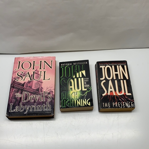 Lot 3 John Saul books paperback hardcover - Picture 1 of 11